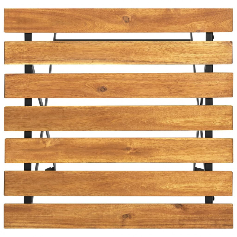 Stolik bistro, 55x54x71 cm, lite drewno akacjowe