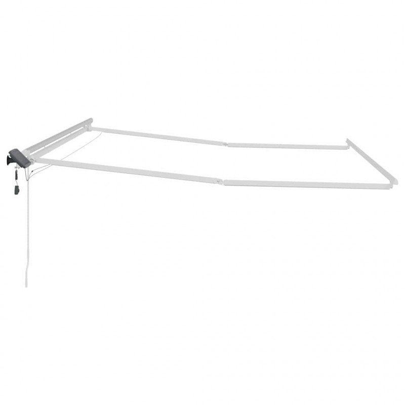 Rama markizy Ze LED Lights Biały 400 × 300 cm Aluminium