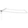 Rama markizy Ze LED Lights Biały 400 × 300 cm Aluminium