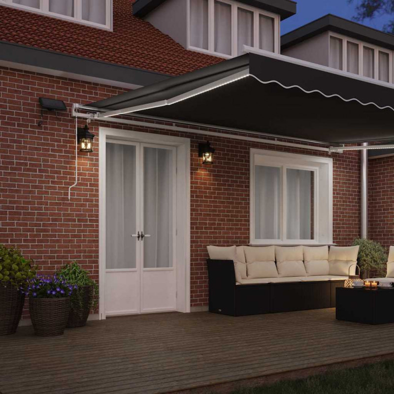 Rama markizy Ze LED Lights Biały 500 × 300 cm Aluminium