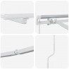 Rama markizy Ze LED Lights Biały 600 × 300 cm Aluminium