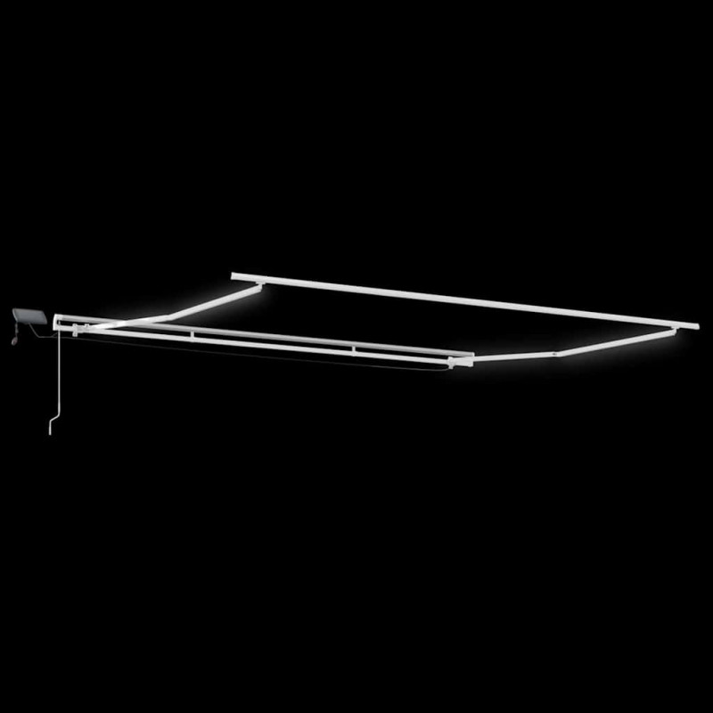 Rama markizy Ze LED Lights Biały 400 × 350 cm Aluminium