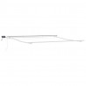 Rama markizy Ze LED Lights Biały 450 × 350 cm Aluminium
