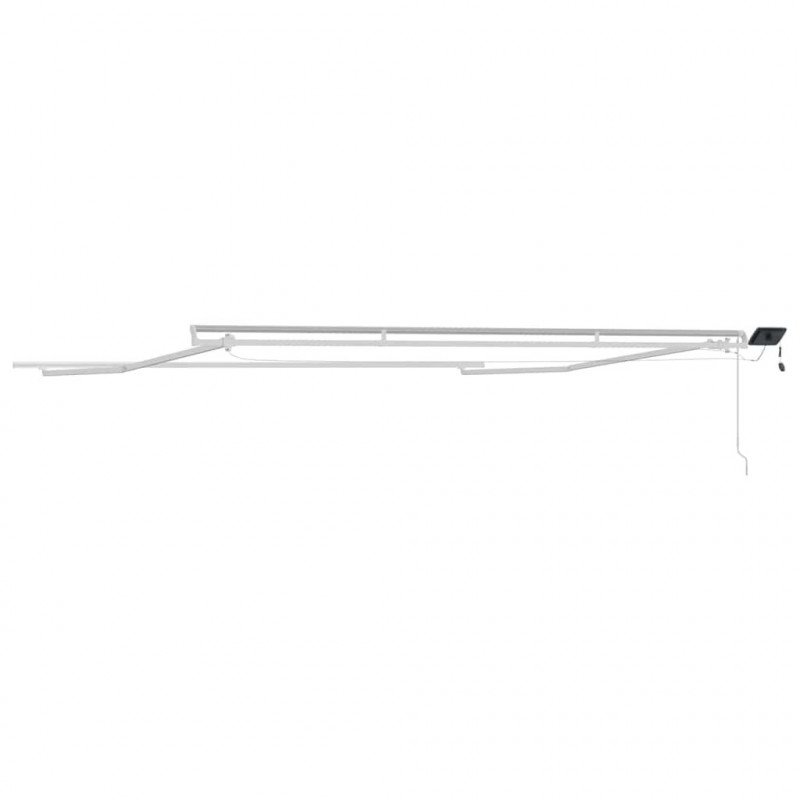 Rama markizy Ze LED Lights Biały 450 × 350 cm Aluminium
