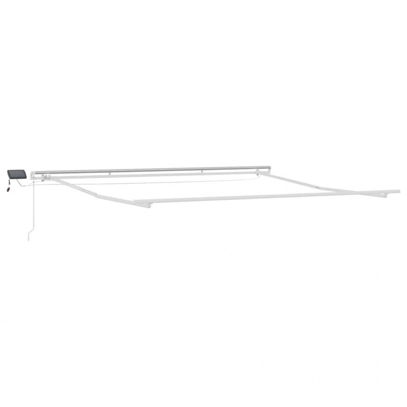 Rama markizy Ze LED Lights Biały 500 × 350 cm Aluminium