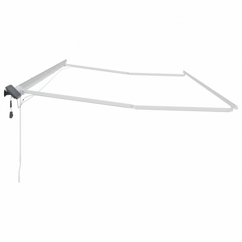 Rama markizy Ze LED Lights Biały 600 × 350 cm Aluminium