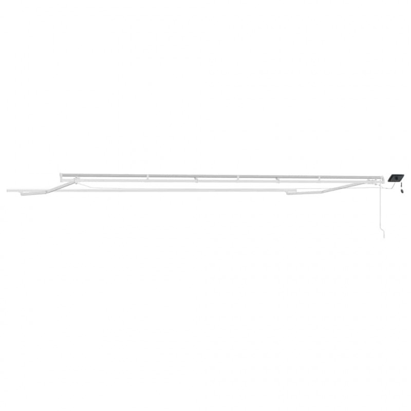 Rama markizy Ze LED Lights Biały 600 × 350 cm Aluminium