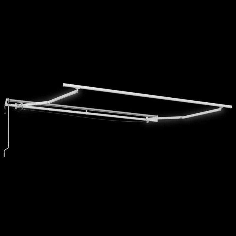 Rama markizy Biały 3 x 2,5 m Aluminium