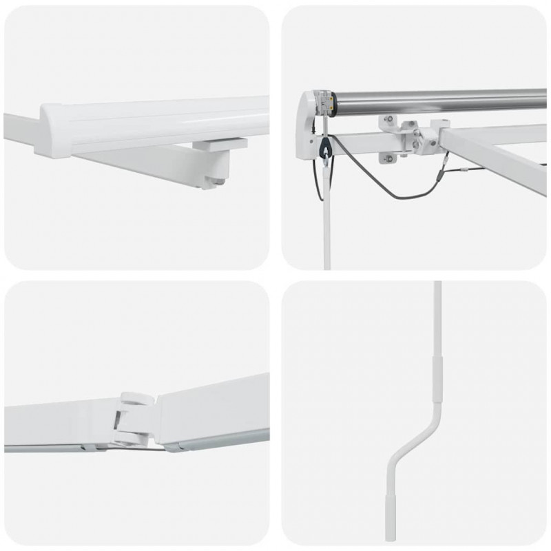 Rama markizy Ze LED Lights Biały 350 x 250 cm Aluminium