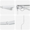 Rama markizy Ze LED Lights Biały 350 x 250 cm Aluminium