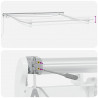 Rama markizy Ze LED Lights Biały 350 x 250 cm Aluminium