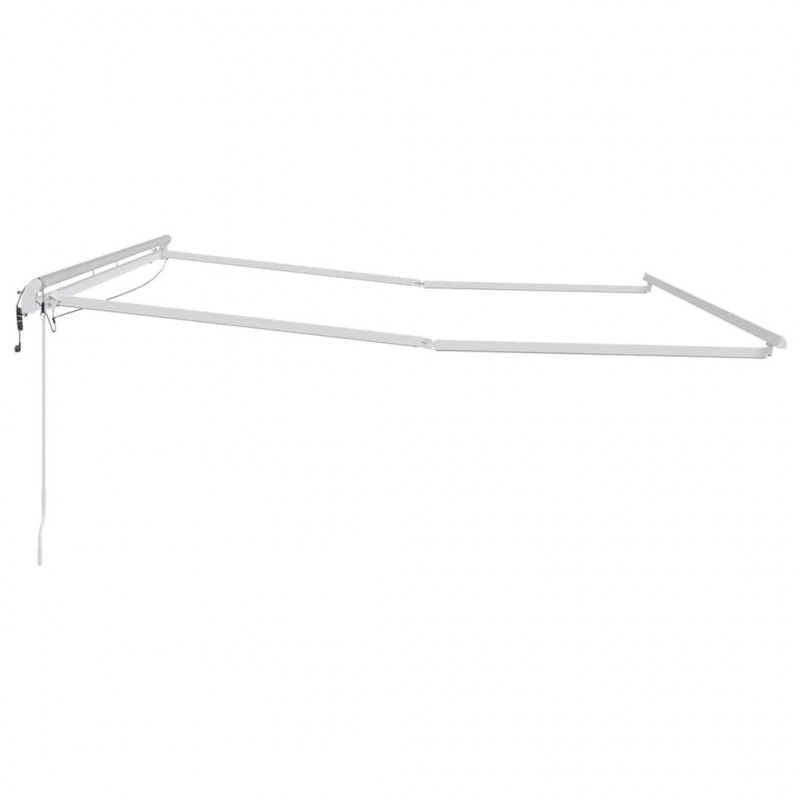 Rama markizy Ze LED Lights Biały 400 × 300 cm Aluminium