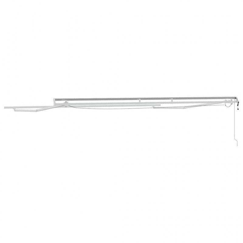 Rama markizy Ze LED Lights Biały 400 × 300 cm Aluminium