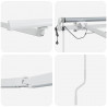 Rama markizy Ze LED Lights Biały 400 × 300 cm Aluminium