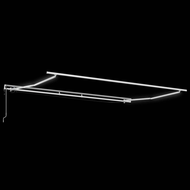 Rama markizy Ze LED Lights Biały 500 × 300 cm Aluminium