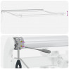 Rama markizy Ze LED Lights Biały 500 × 350 cm Aluminium