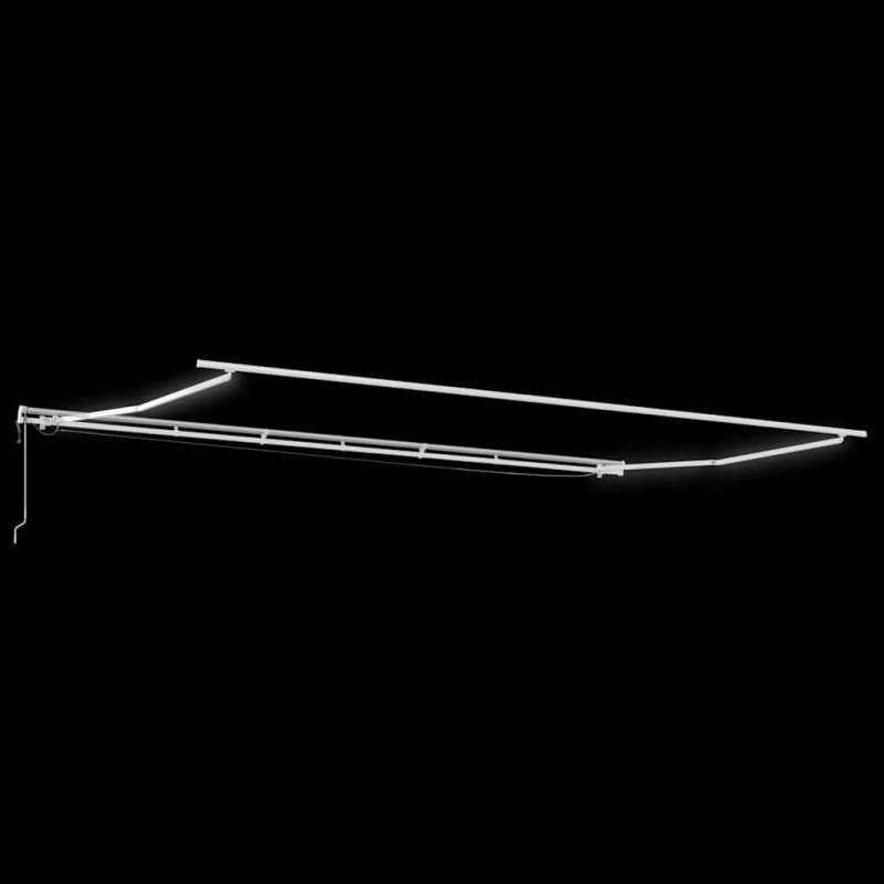 Rama markizy Ze LED Lights Biały 600 × 350 cm Aluminium