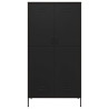 Szafa, czarna, 90x50x180 cm, stalowa