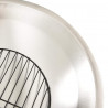 Palenisko i grill 2-w-1, z pogrzebaczem, 59x59x60 cm, stal