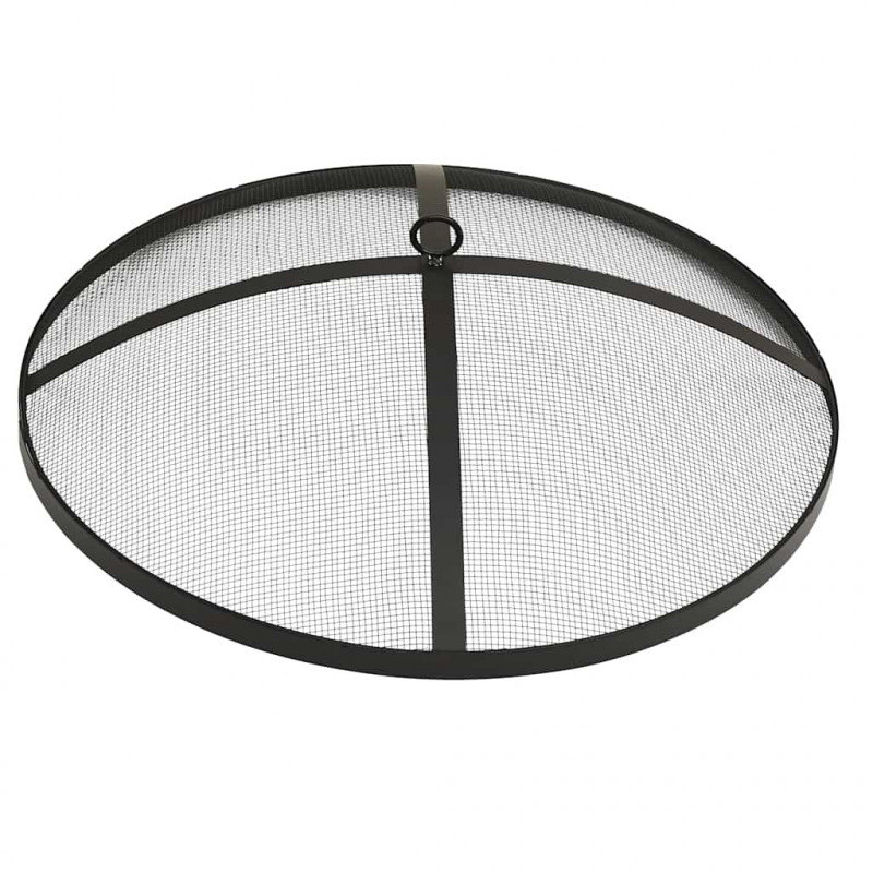 Palenisko i grill 2-w-1, z pogrzebaczem, 59x59x60 cm, stal