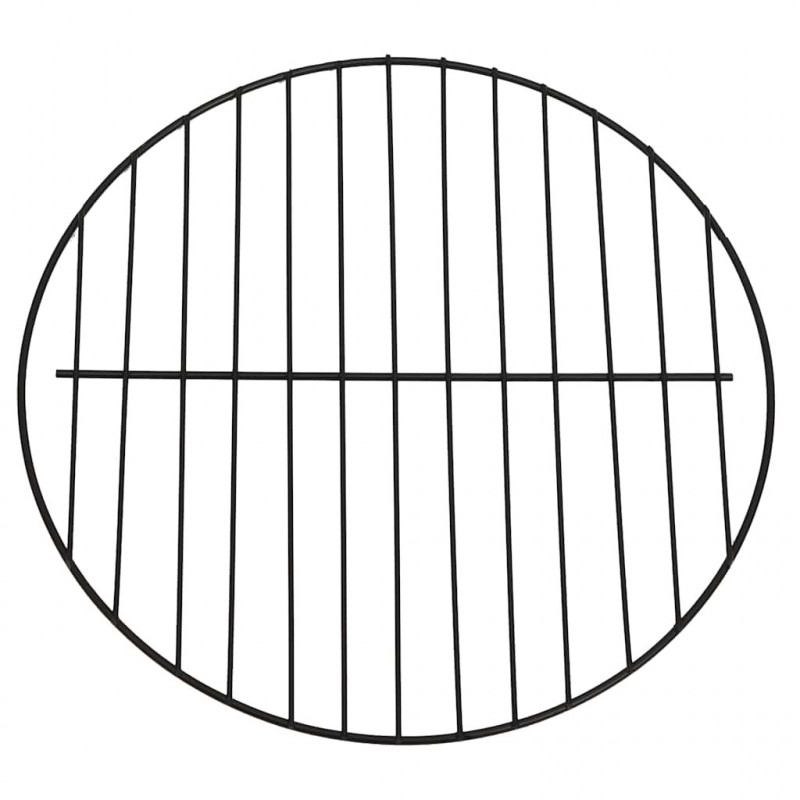 Palenisko i grill 2-w-1, z pogrzebaczem, 59x59x60 cm, stal