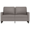 Sofa 2-osobowa, kolor taupe, 120 cm, tapicerowana tkaniną