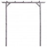 Pergola ogrodowa, szara, 200x40x205 cm, impregnowana sosna