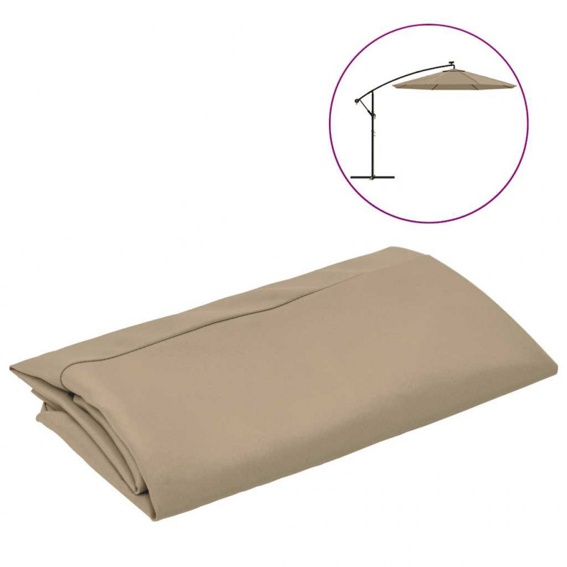 Materiał wymienny do parasola Cantilever Taupe 350 cm