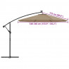Materiał wymienny do parasola Cantilever Taupe 350 cm