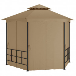 Altana ze ściankami, 3,1 x 2,7 m, kolor taupe