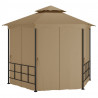 Altana ze ściankami, 3,1 x 2,7 m, kolor taupe