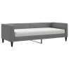 Sofa z materacem do spania, ciemnoszara, 80x200 cm, tkanina
