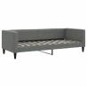Sofa z materacem do spania, ciemnoszara, 80x200 cm, tkanina