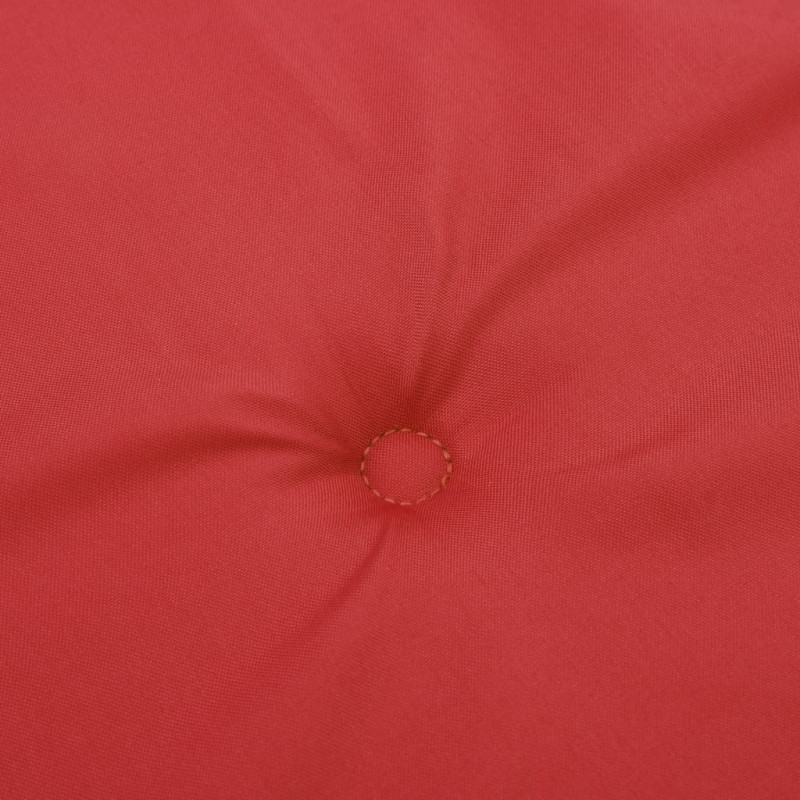 Poduszki na krzesła ogrodowe, 6 szt., czerwone, 50x50x4 cm