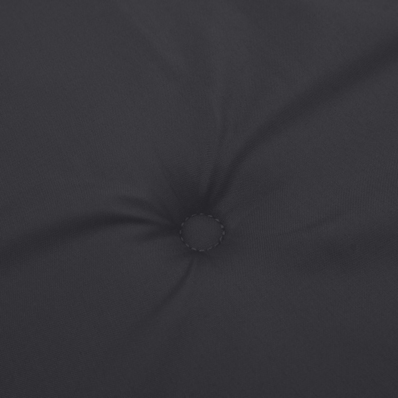 Poduszki na krzesła ogrodowe, 6 szt., czarne, 50x50x4 cm