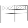 Metalowe wezgłowie, czarne, 160 cm