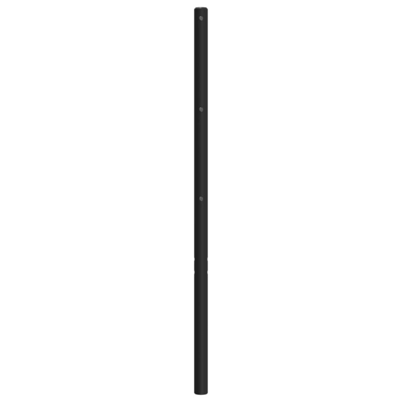 Metalowe wezgłowie, czarne, 160 cm