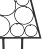 Metalowa choinka świąteczna, do dekoracji, czarna, 60 cm