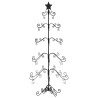 Metalowa choinka świąteczna, do dekoracji, czarna, 150 cm