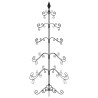 Metalowa choinka świąteczna, do dekoracji, czarna, 150 cm