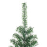 Sztuczna choinka, ośnieżona, zielona, 120 cm