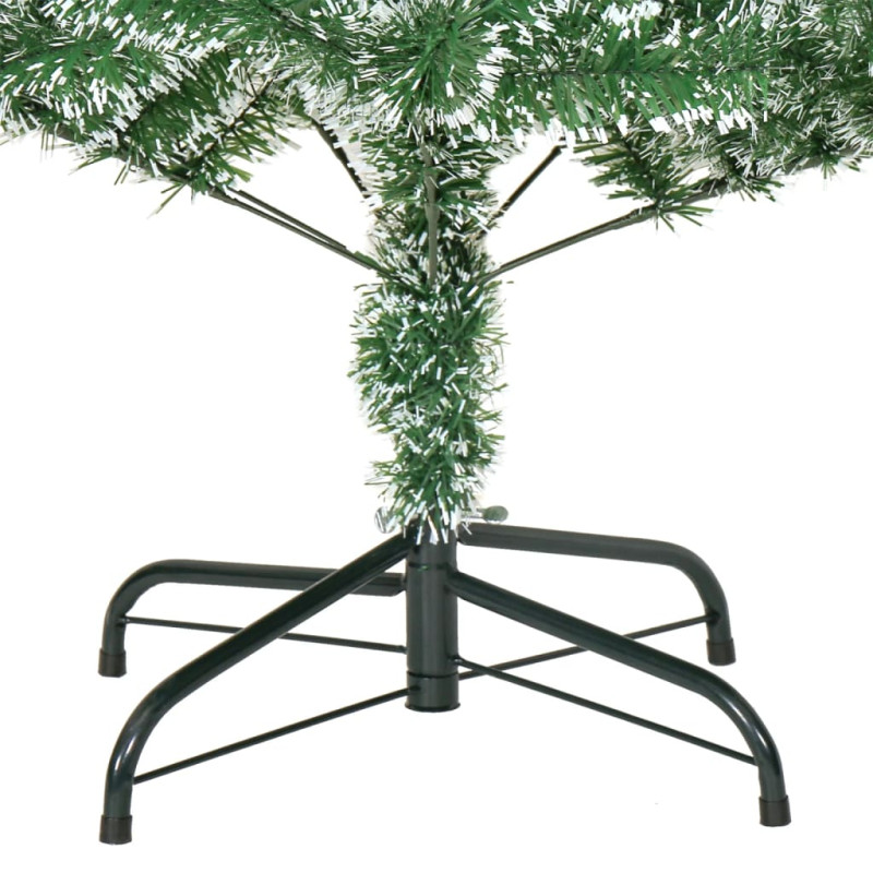 Sztuczna choinka, ośnieżona, zielona, 120 cm