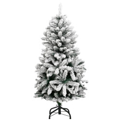 Sztuczna choinka zawiasowa, ośnieżona, 120 cm