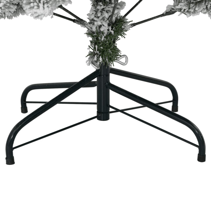Sztuczna choinka zawiasowa, ośnieżona, 120 cm