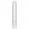 Kosze gabionowe, 8 szt, 200x30x200/220 cm, galwanizowane żelazo