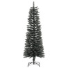 Sztuczna, smukła choinka ze stojakiem, zielona, 120 cm, PVC