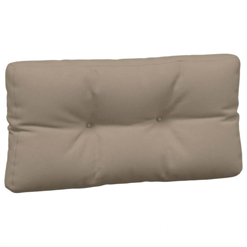 Poduszki na palety, 5 szt., kolor taupe, tkanina