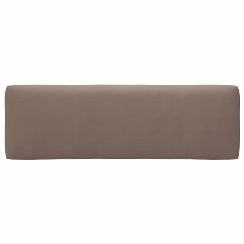 Poduszki na palety, 3 szt., kolor taupe, tkanina