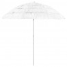 Parasol plażowy w hawajskim stylu, biały, 240 cm