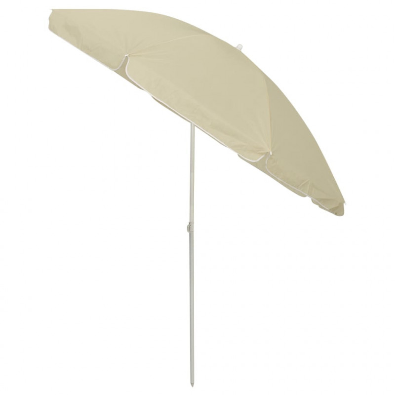 Parasol plażowy, piaskowy żółty, 240 cm